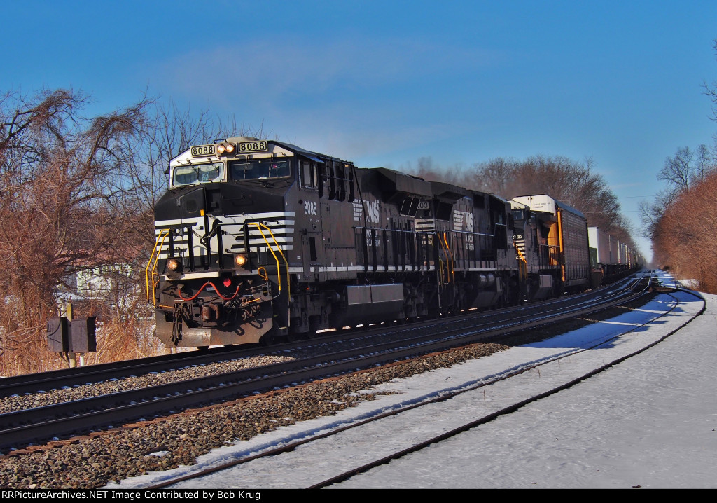 1st train:  Eastbound intermodal